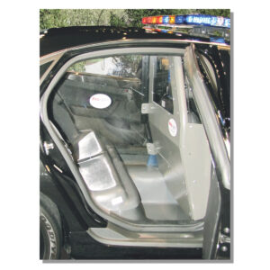pro guard pro cell inside police cruiser