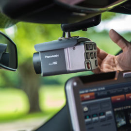 Panasonic Full HD camera inside police cruiser